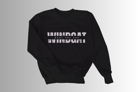 Windgat Sweater Top - Black - Want Ons Kan