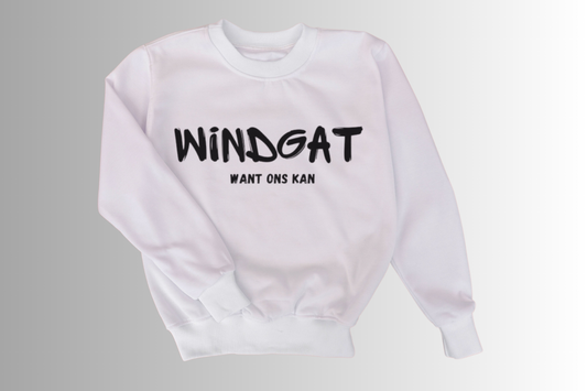 Windgat Sweater Top - White