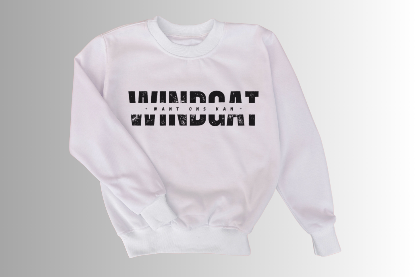 Windgat Sweater Top - White - Want Ons Kan