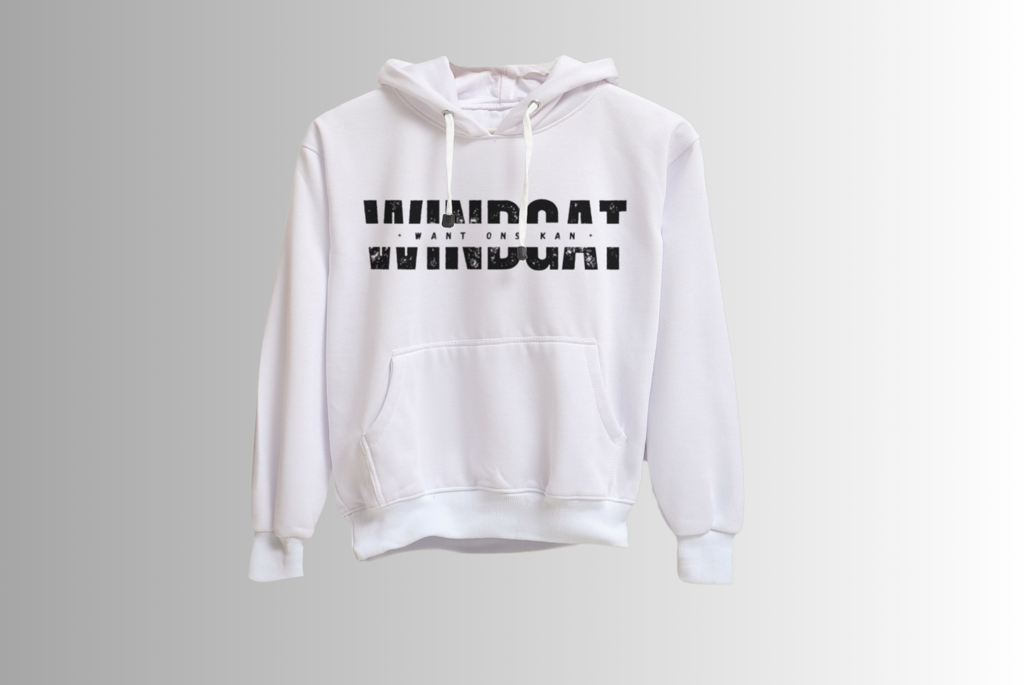 Windgat Hoody - White - Want Ons Kan