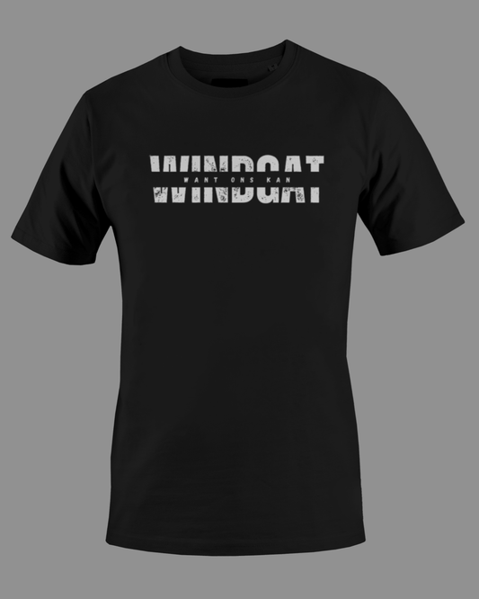 Windgat T-Shirt - Black - Want ons kan